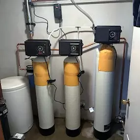 Whole Home Water Filtration Systems
Enjoy cleaner, healthier water from every tap with a professionally installed whole-home water filtration system. We customize solutions to remove contaminants like chlorine, sediment, hard minerals, and harmful chemicals, protecting your plumbing, appliances, and your family's well-being. Whether you're on city water or a private well, we provide expert installation and maintenance for long-lasting, great-tasting results throughout your home.