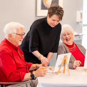 Windmere residents painting