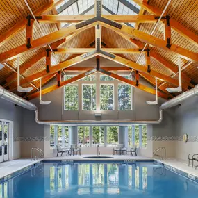 Heated indoor pool at The Vista