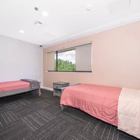 Simple, cozy bedrooms that give teens privacy and comfort.