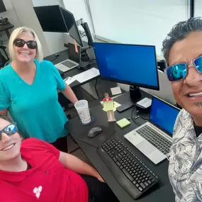 Happy National Sunglasses Day from our crew to you! Our amazing in person and remote team knows how to keep things cool and covered.