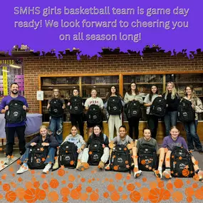 We are so excited for the Saratoga Middle High School junior girls basketball team! With their new backpacks they will take on the court in style!