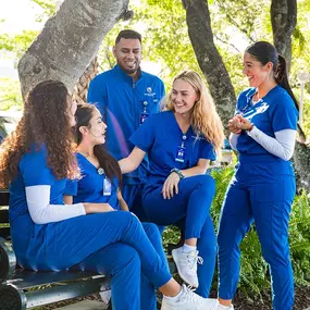 Nursing school students at AZCN.