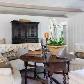Designing a great room for living and entertaining in Palm Beach with a leading interior designer.