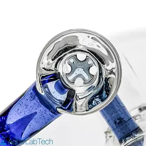 Kent Kito Glass 4-Hole Bong Bowl in Blue