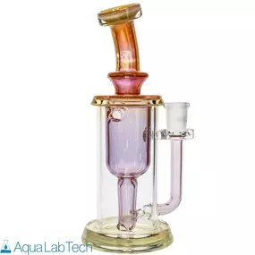 Leisure Glass Fumed Incycler Dab Rig Side Photo