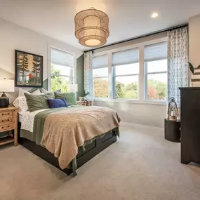 Roomy secondary bedrooms