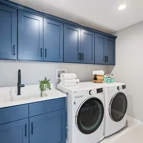Convenient bedroom level laundry rooms