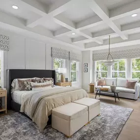 Large and luxurious primary bedroom suites