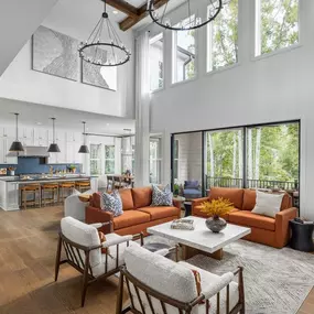 Expansive and well-appointed great rooms