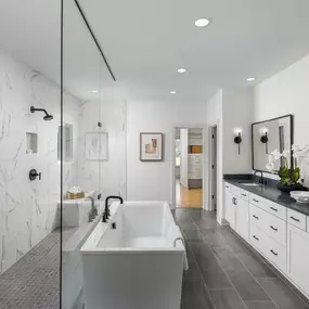 Luxurious, spa-like bathrooms
