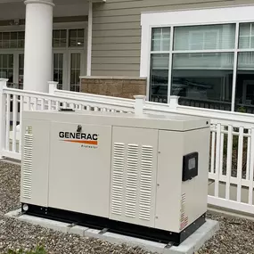 Whole home backup standby generator installation project
