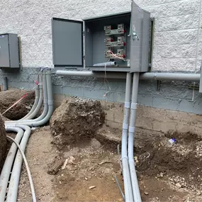 Commercial electrical panel junction box project