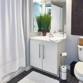 Bathroom with tub