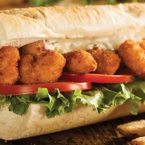 Po' Boy Sandwiches on the Outer Banks in Kill Devil Hills. Made with fresh seafood.