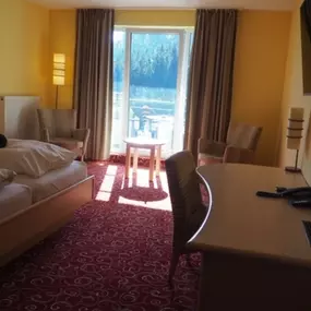 Das ist eines unser Doppelzimmer.
