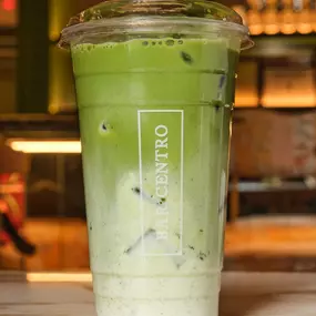 iced matcha latte