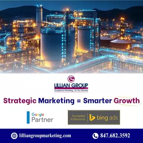 A strong marketing strategy is the difference between blending in and standing out. ???? 
In manufacturing, data-driven decisions fuel business growth. 

At Lillian Group Marketing, we align SEO, PPC, content, and PR to craft a strategy tailored to your industry. 
The result? More visibility, better leads, and measurable ROI. 

Let’s transform your marketing into a growth engine.
Tel#: 847-6823592