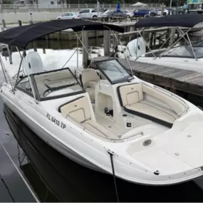 The Stingray 210DC is a sleek, dual console deck boat designed for maximum versatility on the water. With a spacious layout, sporty performance, and family-friendly features, it’s perfect for cruising, water sports, or anchoring up at your favorite spot.