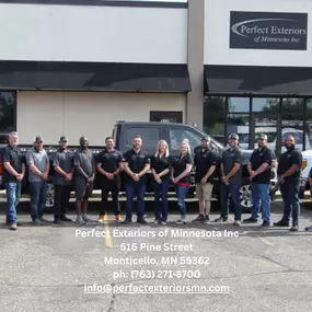 The Perfect Exteriors team proudly serving Minnesota with expert roofing and exterior solutions.