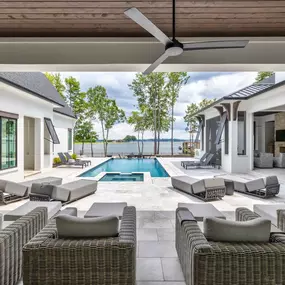luxury outdoor living spaces_ lake norman waterfront- homes _The Third Act