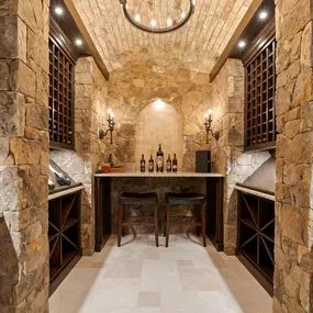 wine cellar ideas_ luxury new construction homes _Grand Lac Chateau