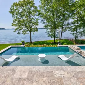 infinity edge pool_ luxury home build _Goose Pointe