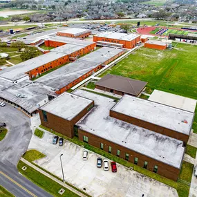 Coleman Roofing and Construction Comeaux High School Commercial Roofing