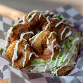 Shrimp Poboy - Voodoo Brewing Co. Plano - Food