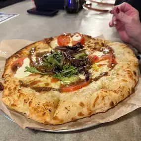 Homemade pizza - Voodoo Brewing Co. Plano - Food
