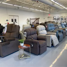 Fully-stocked lift chair and hospital bed section with same-day delivery options across Bergen County and NYC.
