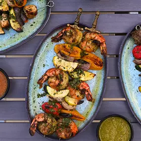 Summer BBQ Skewers at Patio