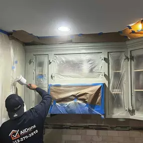 Cabinet Painting Kitchen Remodeling Austin TX - AllDone Construction