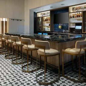 The bar at Reel Food & Drink
