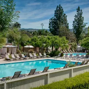 Unwind in elevated style at Silverado Resort’s main pool, an exclusive oasis framed by heritage oaks, refined cabanas, and the timeless beauty of Napa Valley’s rolling hills.