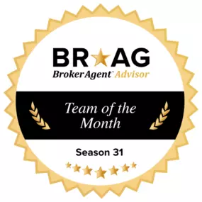 We won Team of the Month in Real Estate for 2025