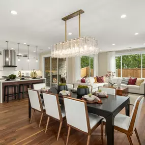 Open floor plan of the Bonney home design