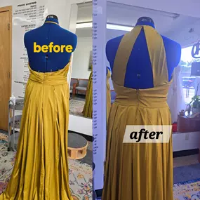 Don't throw out that old dress, have Plaza Tailor & Bridal Sewing update the look for you!