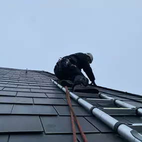 Blitzschutzreparatur - | Meister im Seil GmbH - Industriekletterer Hamburg