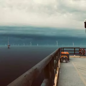 Korrosionsschutzarbeiten - Offshore Park | Meister im Seil GmbH - Industriekletterer Hamburg