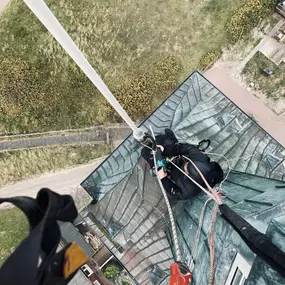 Antennenmontage - DJH Wangerooge | Meister im Seil GmbH - Industriekletterer Hamburg