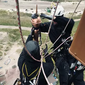 Fassadenrestaurierung - DJH Wangerooge | Meister im Seil GmbH - Industriekletterer Hamburg