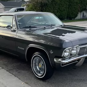Classic 1965 Chevrolet Impala detailed by Fine Touch Details, featuring a deep gloss finish.