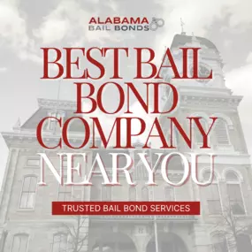 Best Bail Bond Company Near me in Tuscaloosa, AL - (205) 339-7109

When you or your loved one winds up in jail, your first call should be to Alabama Bail Bonds. We understand how stressful it can be trying to navigate the bail bonds process. Count on a licensed bail bondsman to make the process as easy as possible for you.