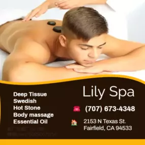 Massage is becoming more popular as people now understand the 
benefits of a regular massage session to their health and well-being.
Here at Lily Spa Massage we love being a part of helping 
taking part in peoples wellness and a better life.