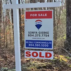 Sonya Gierke Re/Max Commonwealth
200 Westgate Pkwy #102
Richmond, VA 23233
(804) 273-7754