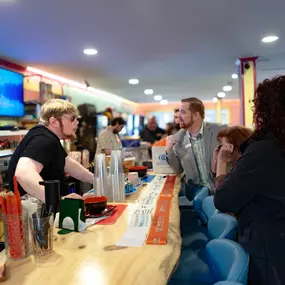 Company owner providing additional thanks & gratitude for the incredible support that the Greenwood Lake Chamber of Commerce & Orange County Chamber of Commerce provided to Two Flips Pinball & Gifts!
