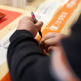 Another signature on that wonderful ribbon from the Chamber of Commerce!