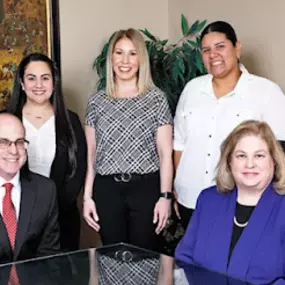 Group photo of team in the office
