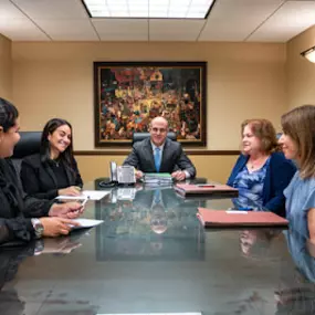 Group photo of team in the office
